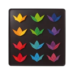 Grimm's Spiel u0026 Holz Wooden Toys|Puzzles < Magnetic Wooden Tile Puzzle - Rainbow Wheel