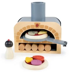Tender Leaf Toys Wooden Toys|4 Years < Make Me A Pizza Wooden Play Set