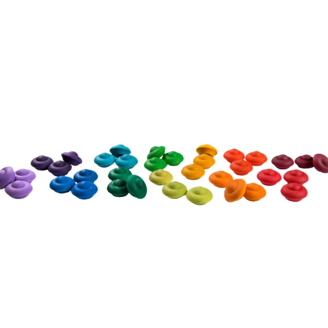Grapat Wooden Toys|4 Years < Mandala Rainbow Flower Set