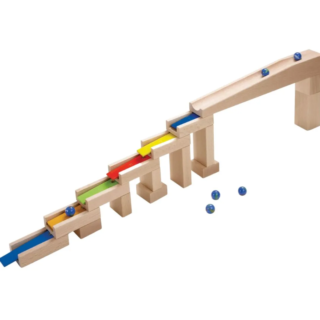 HABA Marble & Ball Runs|Wooden Toys < Marble Run Add On - Musical Steps Track