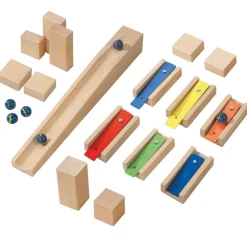 HABA Marble & Ball Runs|Wooden Toys < Marble Run Add On - Musical Steps Track