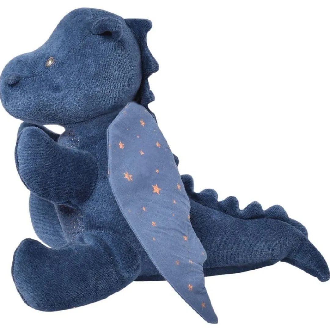 Tikiri Toys 12-24 Months|4 Years < Midnight Dragon Organic Fabric Stuffed Animal