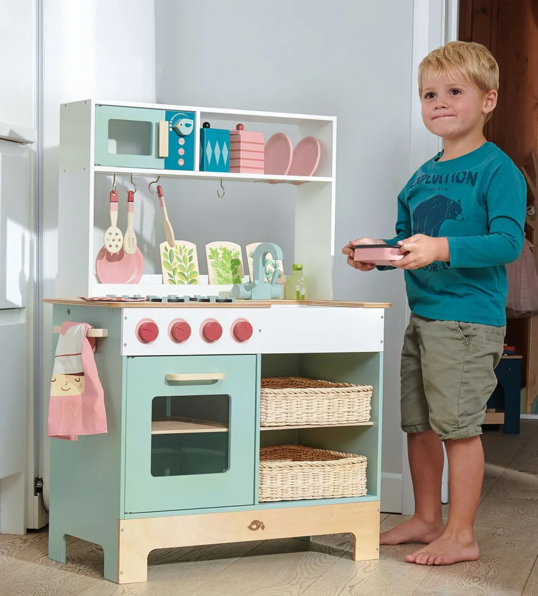 Tender Leaf Toys Wooden Toys|4 Years < Mini Chef Kitchen Range