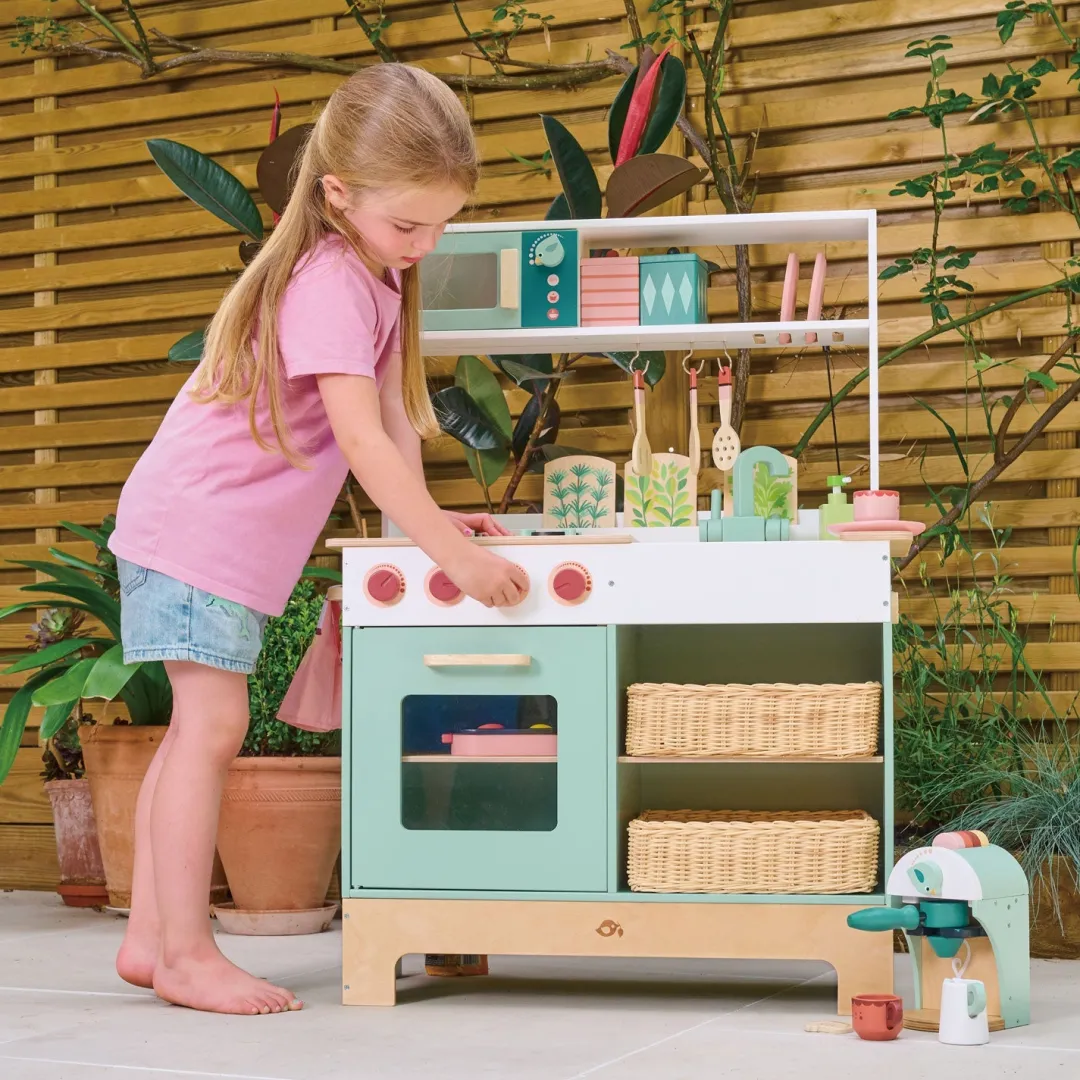 Tender Leaf Toys Wooden Toys|4 Years < Mini Chef Kitchen Range