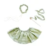 Sarah's Silks Playsilks|4 Years < Moss Agate Fairy Silk Dress Up Set