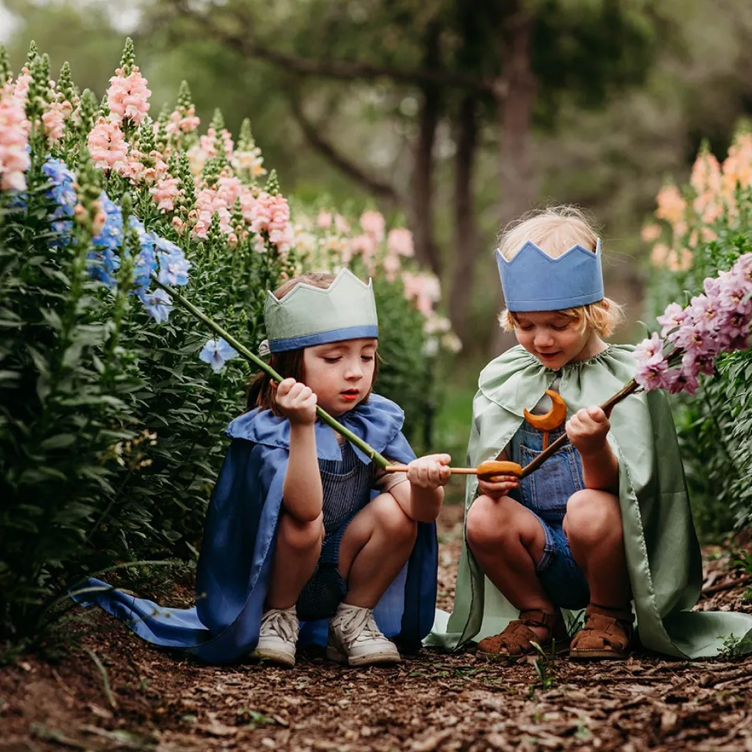 Sarah's Silks Playsilks|4 Years < Moss Agate Magical Silk Dress Up Set