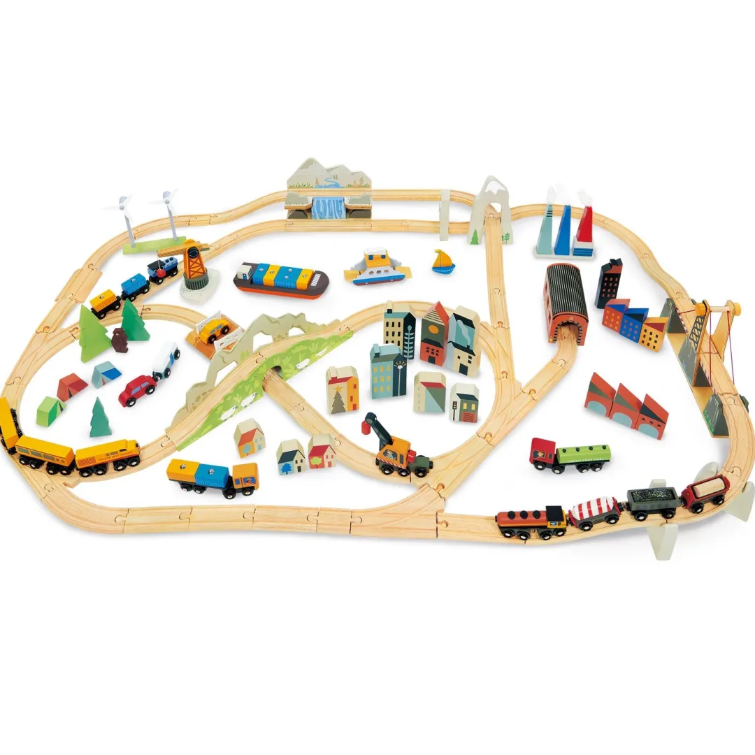 Tender Leaf 4 Years|3 Years < Mountain View Wooden Train Set