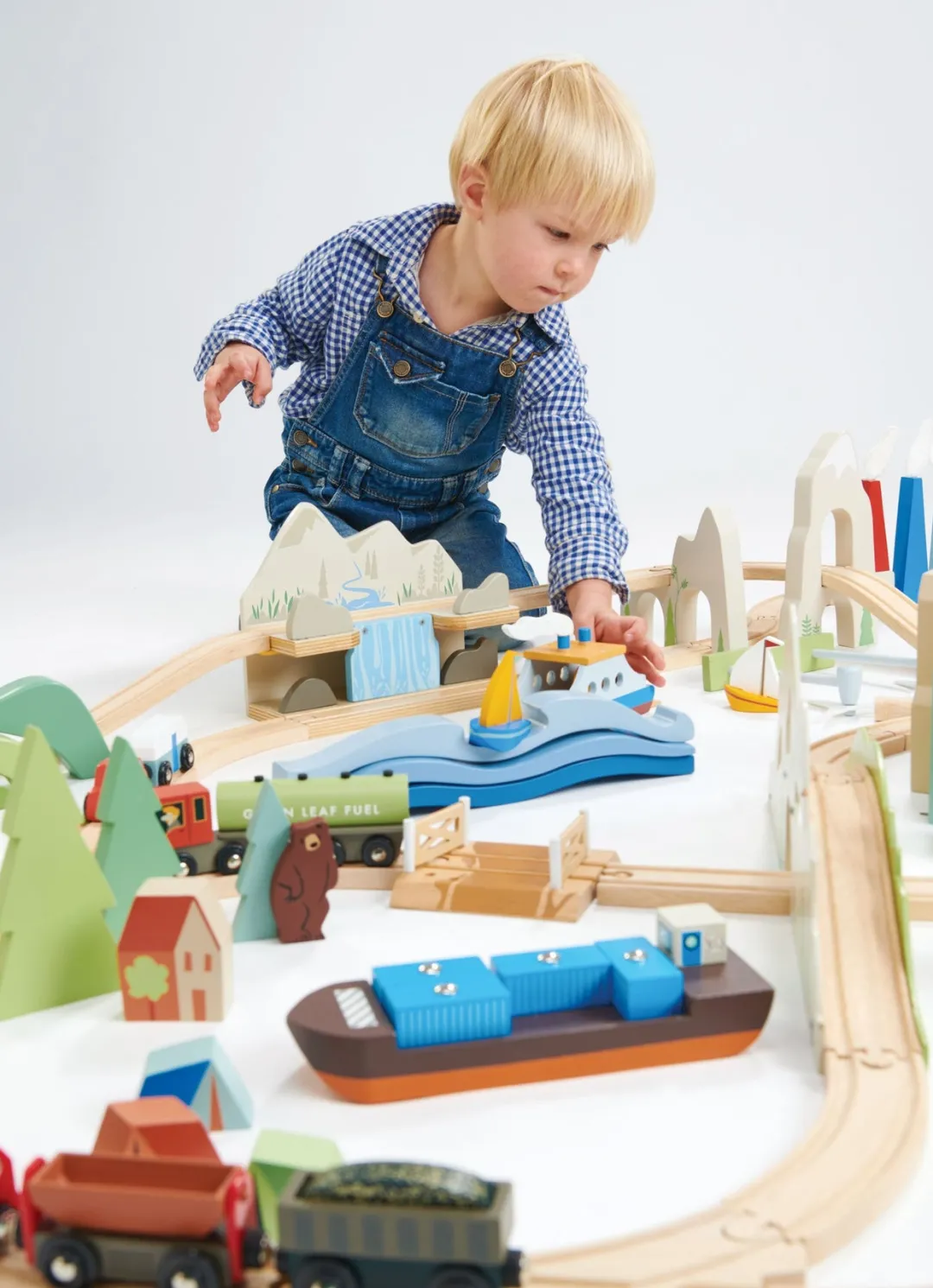 Tender Leaf 4 Years|3 Years < Mountain View Wooden Train Set