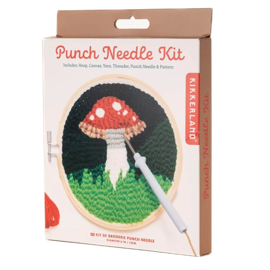 Kikkerland Design Handwork|Waldorf Home < Mushroom Punch Needle Kit