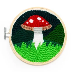 Kikkerland Design Handwork|Waldorf Home < Mushroom Punch Needle Kit