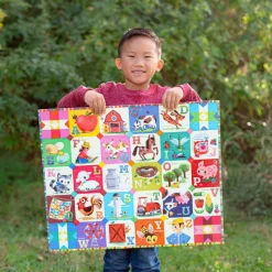 eeBoo Early Learning|5 Years < My Farm Alphabet Giant Puzzle