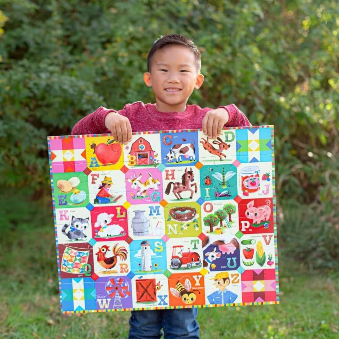 eeBoo Early Learning|5 Years < My Farm Alphabet Giant Puzzle
