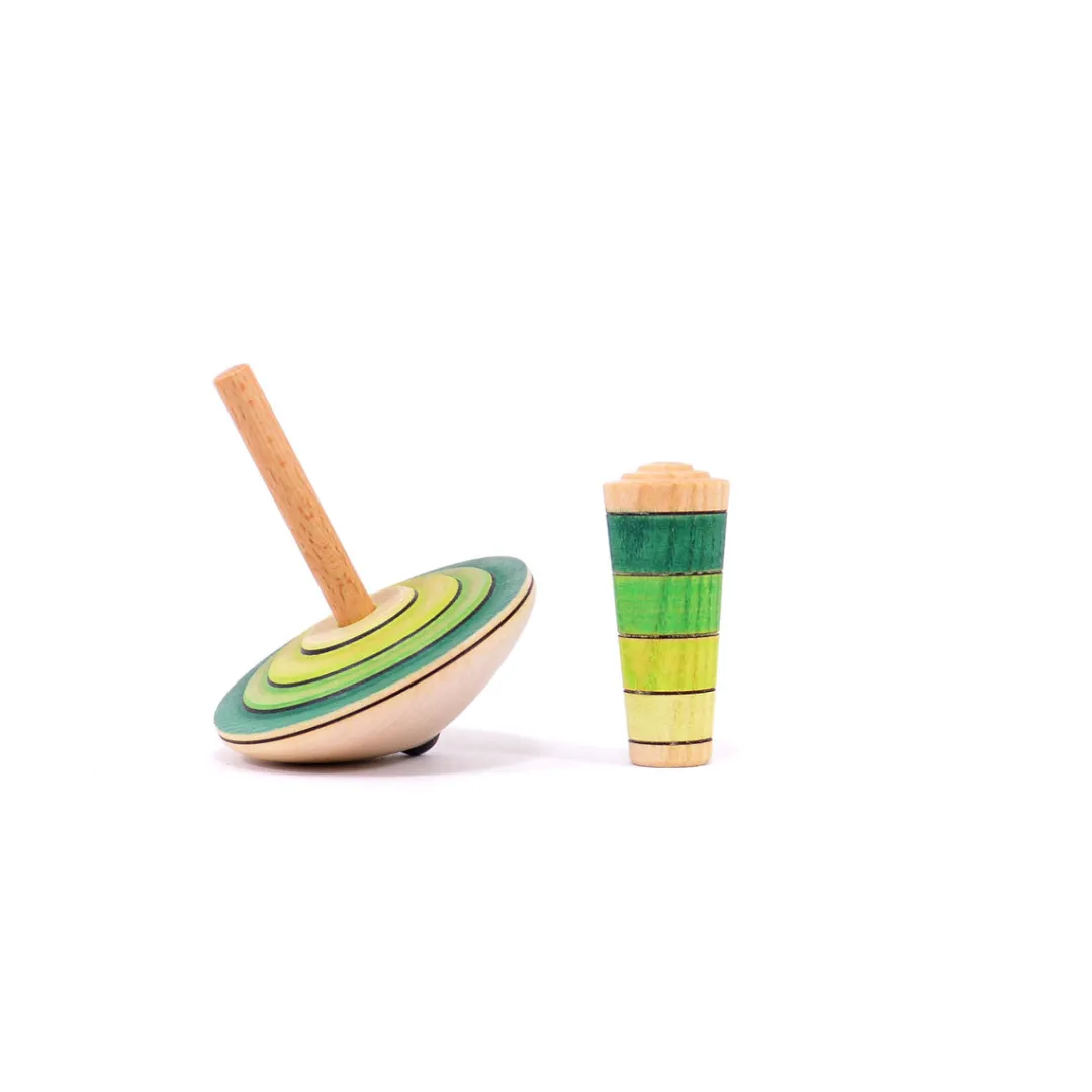 Mader Wooden Toys|4 Years < My First Top with Starter