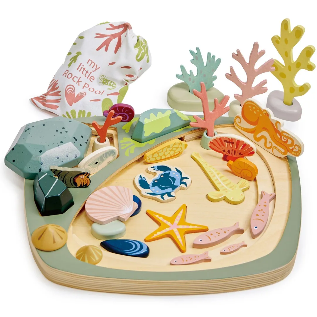 Tender Leaf Wooden Toys|Puzzles < My Little Rock Pool Play Set