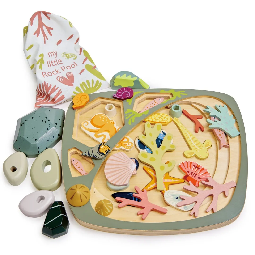 Tender Leaf Wooden Toys|Puzzles < My Little Rock Pool Play Set