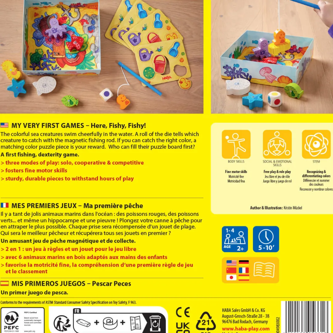 HABA Wooden Toys|Games < My Very First Games - Here, Fishy, Fishy!