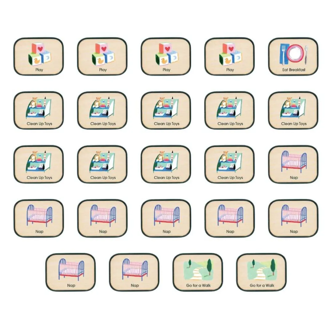 Charmspring Early Learning|Montessori Inspired < My Week Springboard - Baby Wood
