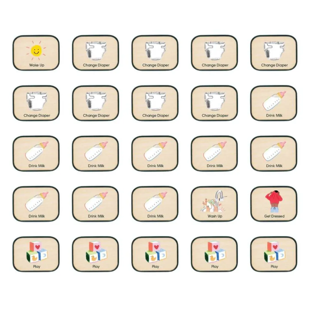 Charmspring Early Learning|Montessori Inspired < My Week Springboard - Baby Wood