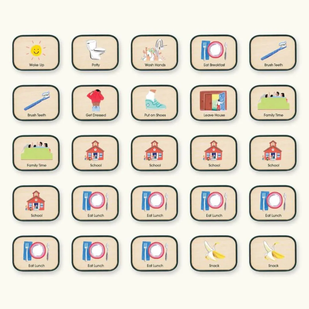 Charmspring Early Learning|4 Years < My Week Springboard - School-Age Wood