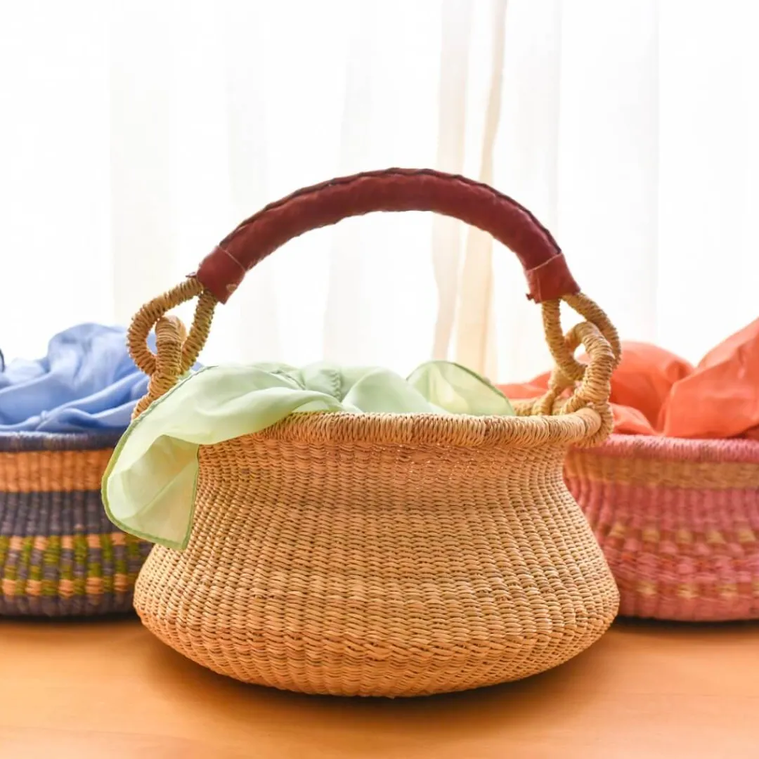 Ten By Three Outdoor Toys|4 Years < Natural Swing Bolga Basket
