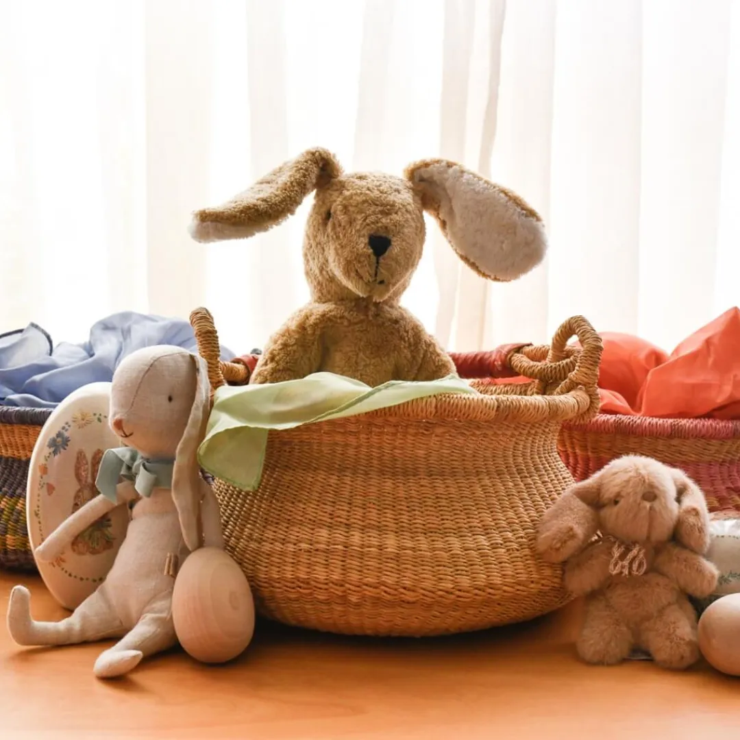 Ten By Three Outdoor Toys|4 Years < Natural Swing Bolga Basket