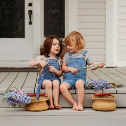 Ten By Three Outdoor Toys|4 Years < Natural Swing Bolga Basket