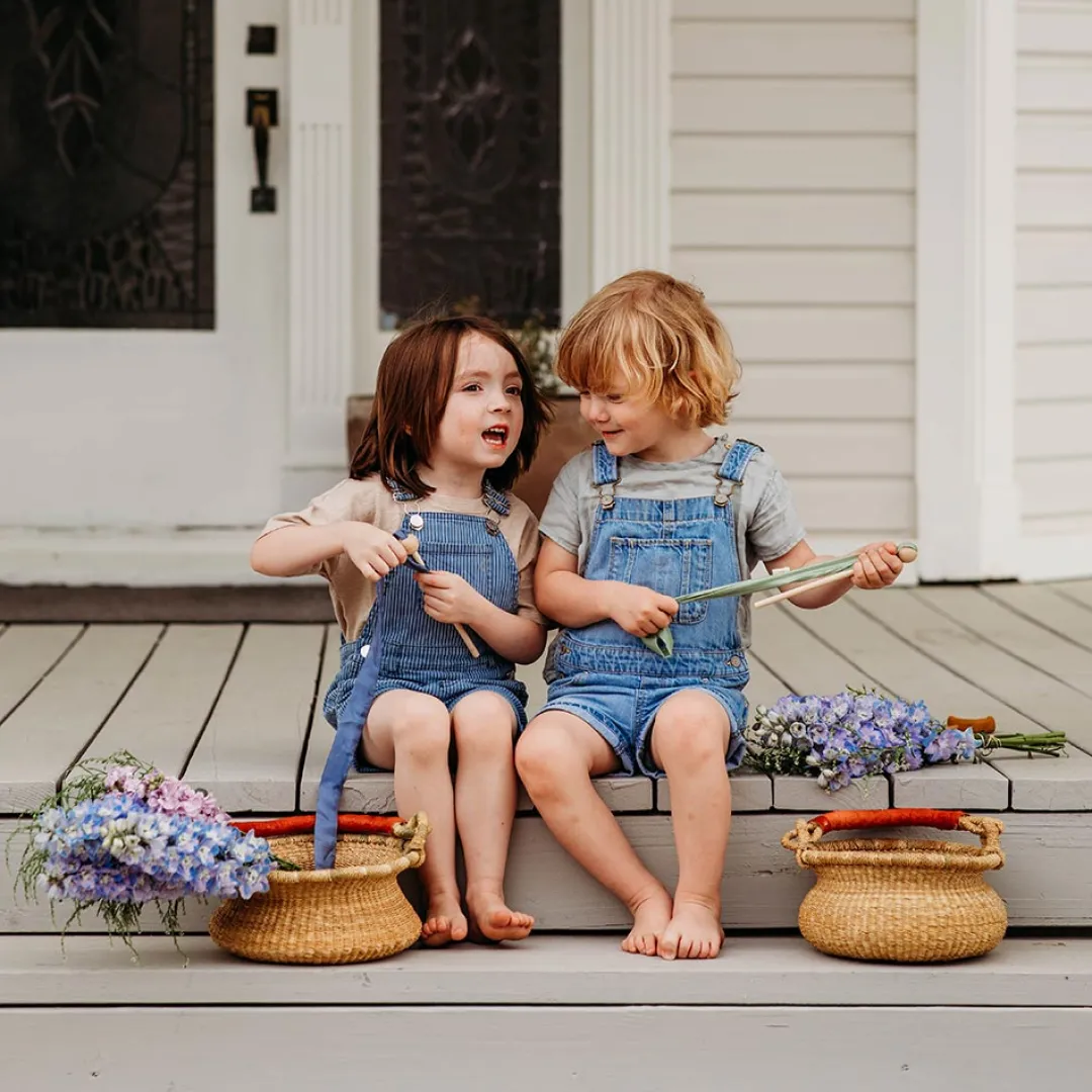 Ten By Three Outdoor Toys|4 Years < Natural Swing Bolga Basket