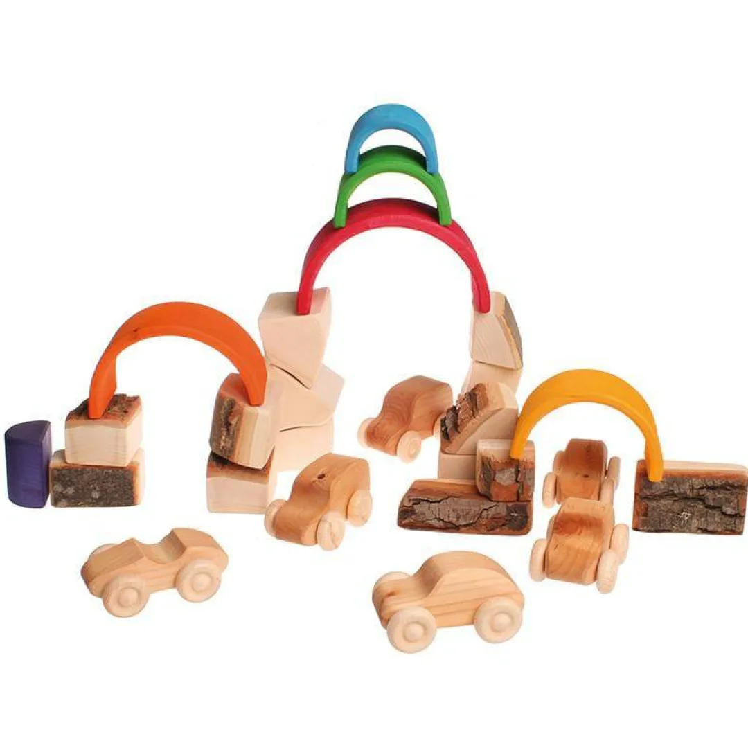 Grimm's Spiel u0026 Holz 12-24 Months|Baby Walkers & Pull Toys < Natural Wooden Toy Cars