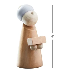 HABA Wooden Toys|4 Years < Natural Wood Nativity Set