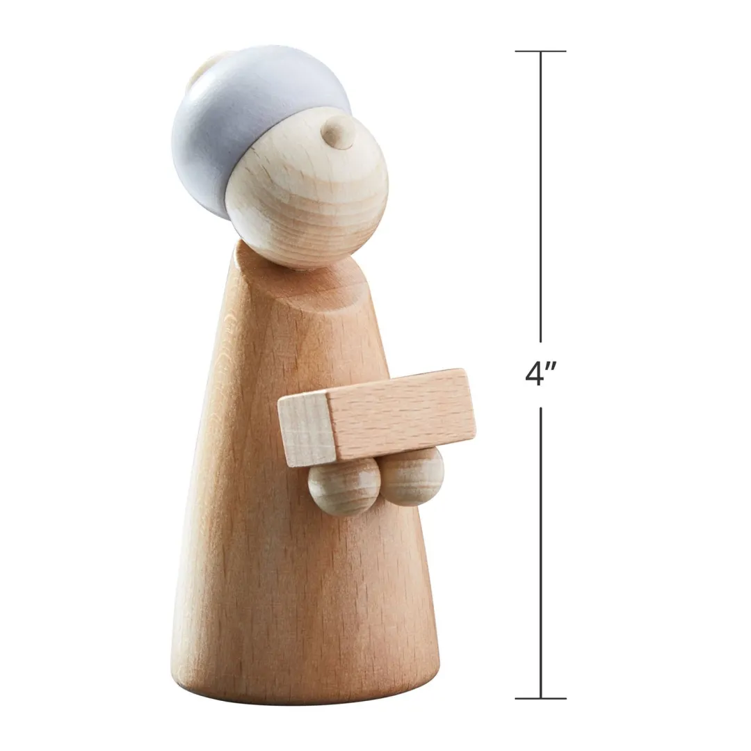 HABA Wooden Toys|4 Years < Natural Wood Nativity Set