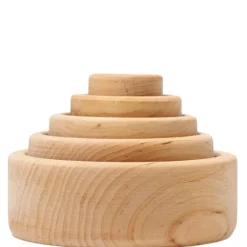 Grimm's Spiel u0026 Holz 12-24 Months|Wooden Toys < Natural Wood Nesting Bowl Set