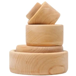 Grimm's Spiel u0026 Holz 12-24 Months|Wooden Toys < Natural Wood Nesting Bowl Set