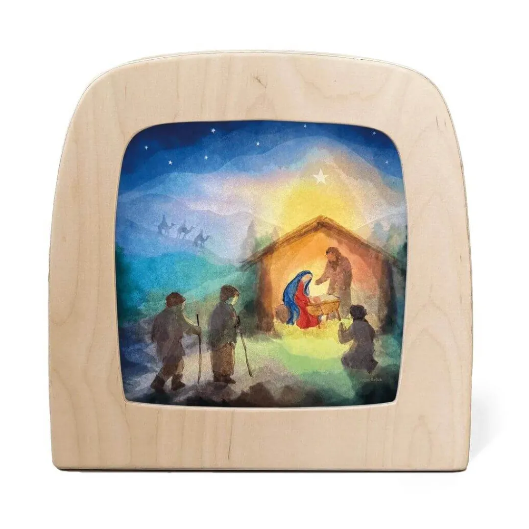 Toverlux 4 Years|3 Years < Night Light Transparency - Manger Scene