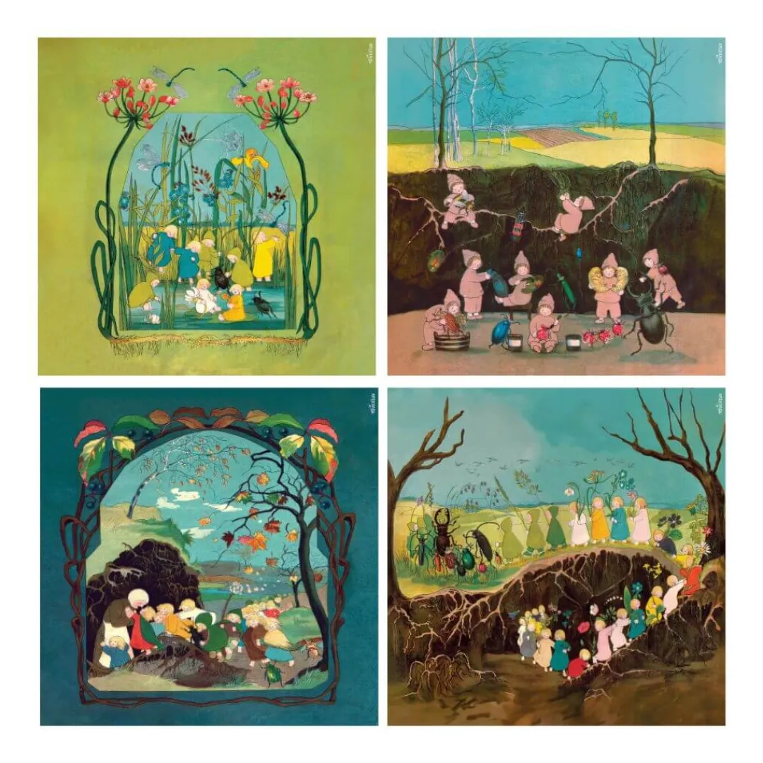 Toverlux Parents|Summer Nature Table < Night Light Transparency Set - The Story of the Root Children
