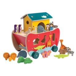 Tender Leaf Toys Baby Walkers & Pull Toys|Wooden Toys < Noah's Ark Shape Sorter