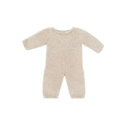 Miniland Dolls|4 Years < Oatmeal Knit Doll Pajamas - 15''