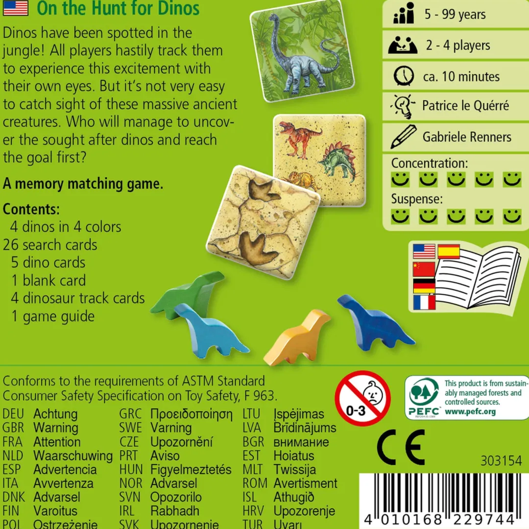 HABA 5 Years|Games < On the Hunt for Dinos Mini Game