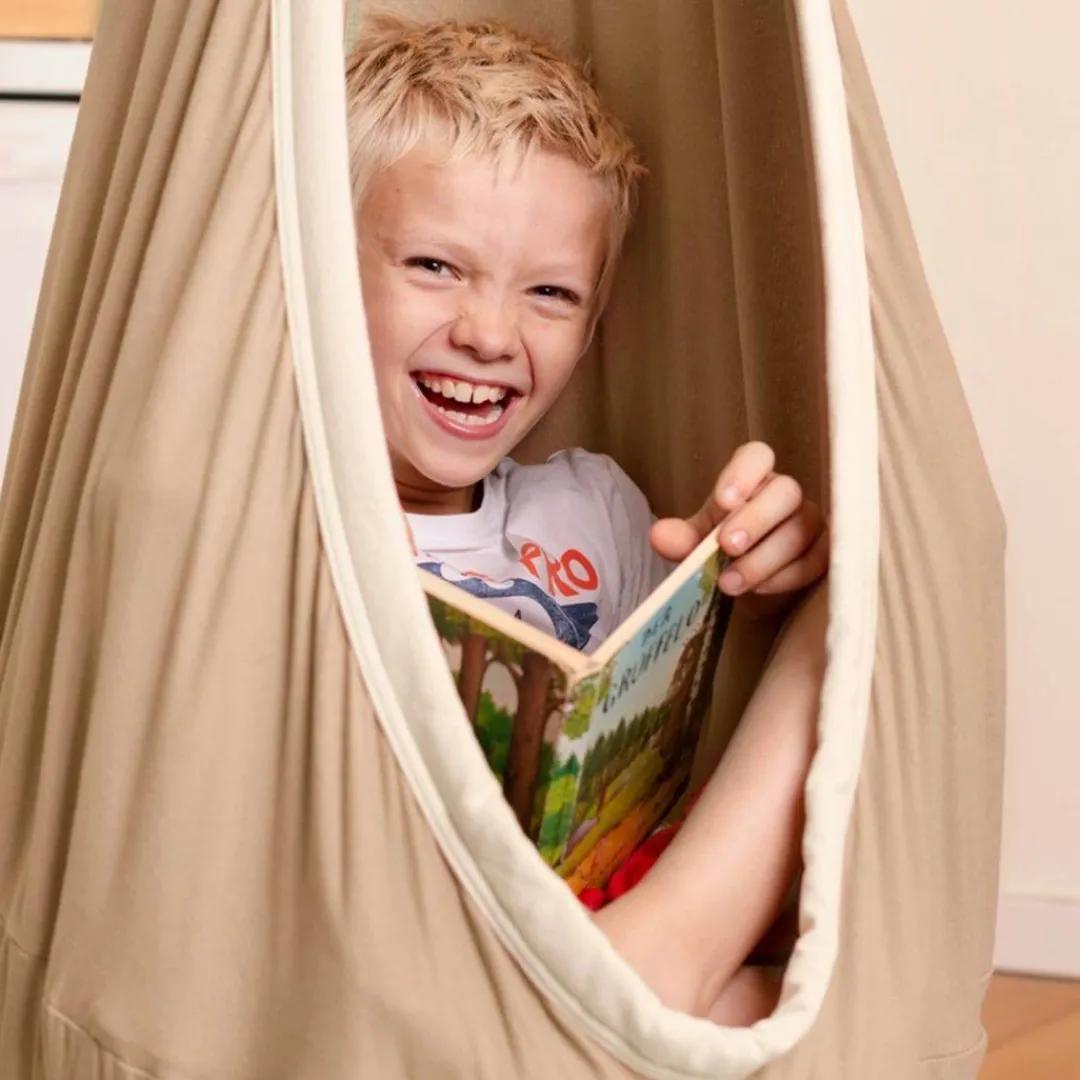 La Siesta 4 Years|3 Years < Organic Cotton Kids Indoor Hanging Nest Swing