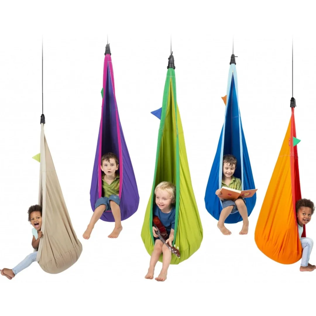 La Siesta 4 Years|3 Years < Organic Cotton Kids Indoor Hanging Nest Swing