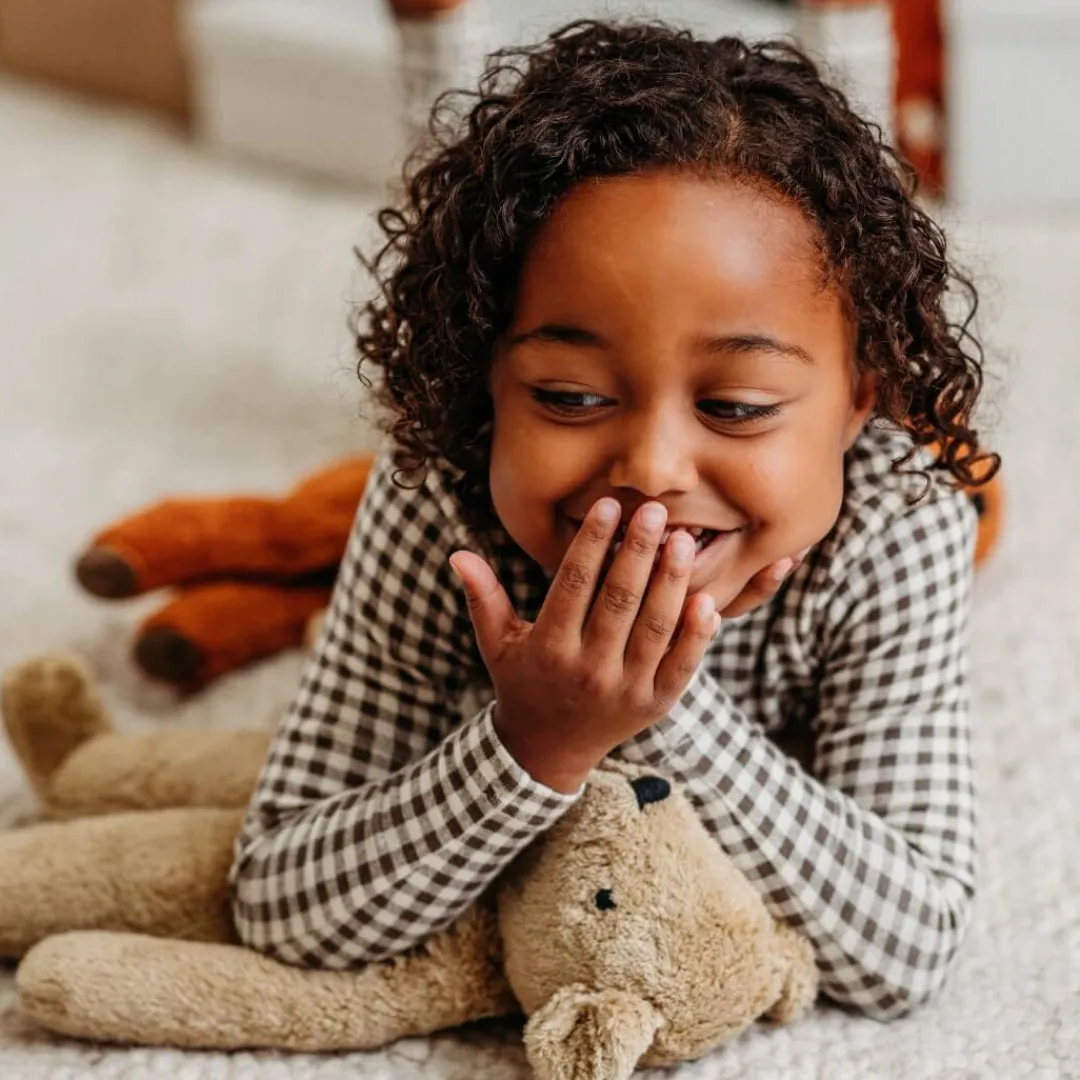 Senger 12-24 Months|2 Years < Organic Floppy Beige Teddy Bear
