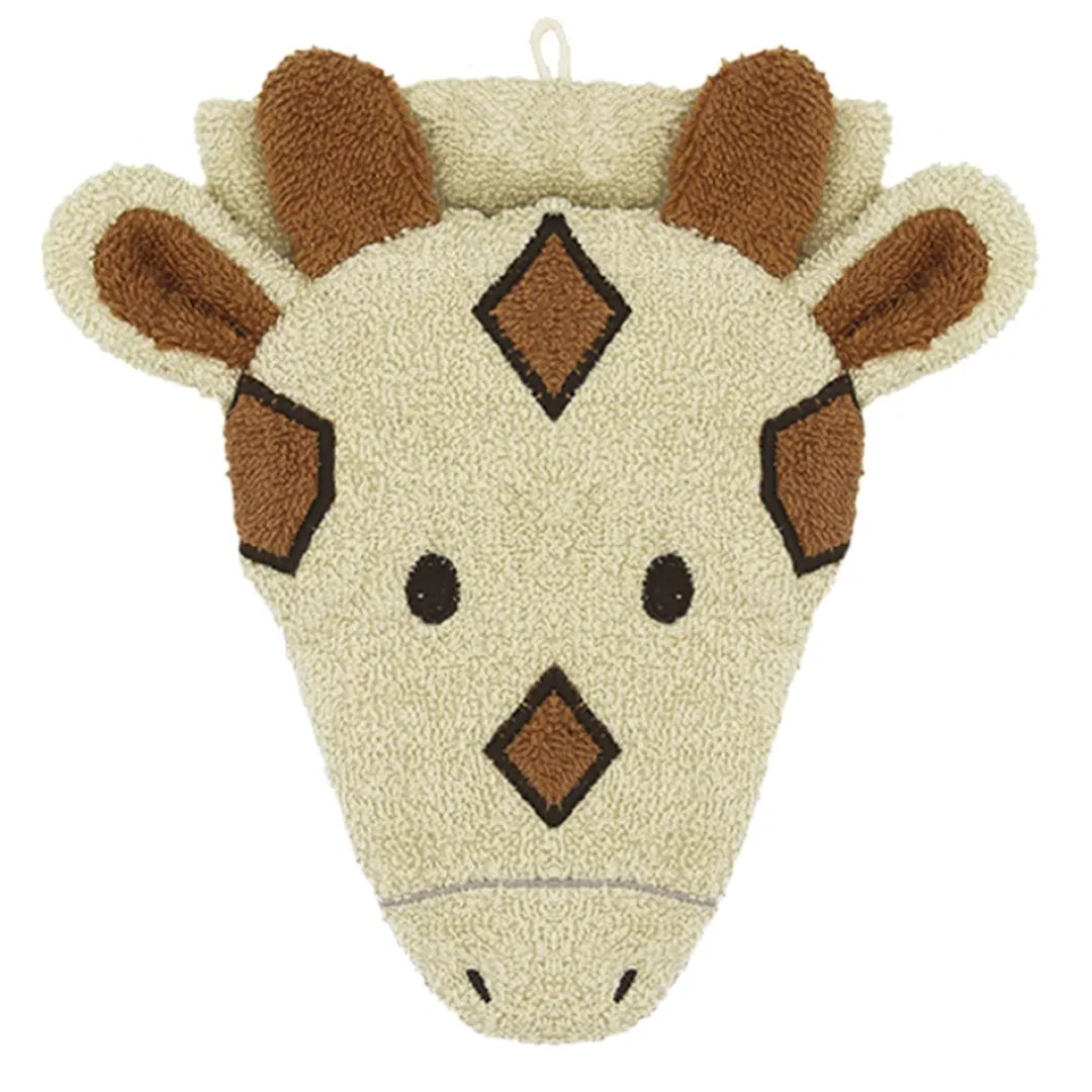 Furnis 6 Years|2 Years < Organic Giraffe Washcloth Hand Puppet