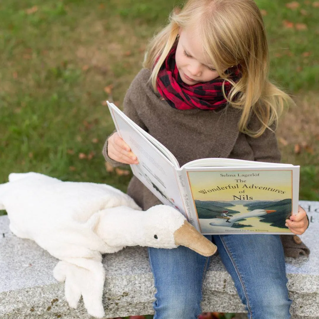Senger 12-24 Months|2 Years < Organic Goose Warming Pillow- White