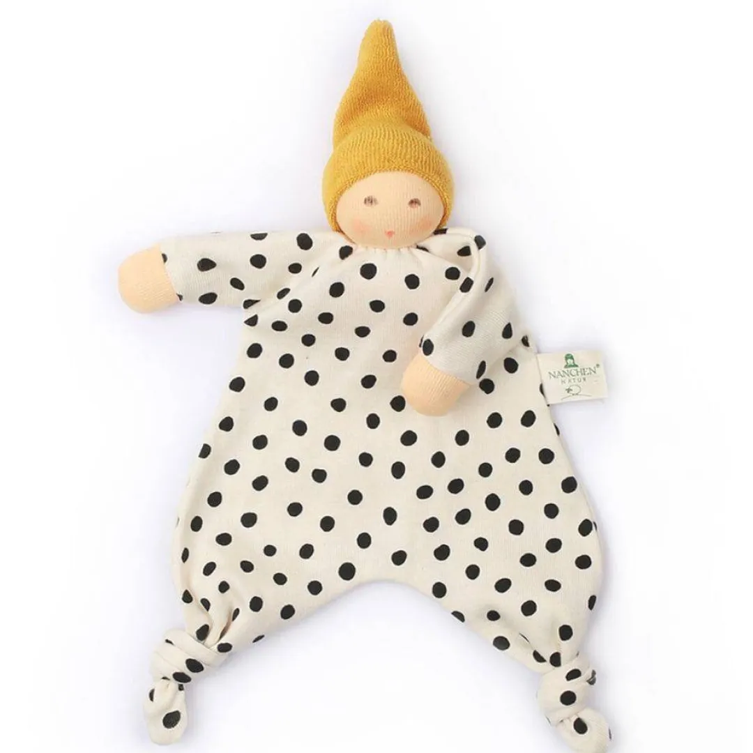 Nanchen 12-24 Months|Dolls < Organic Little Dot Blanket Doll Golden Yellow