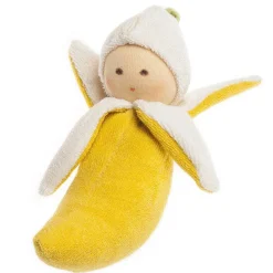 Nanchen 12-24 Months|Dolls < Organic Rattle Doll - Banana