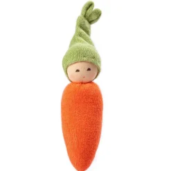 Nanchen 12-24 Months|Dolls < Organic Rattle Doll - Carrot