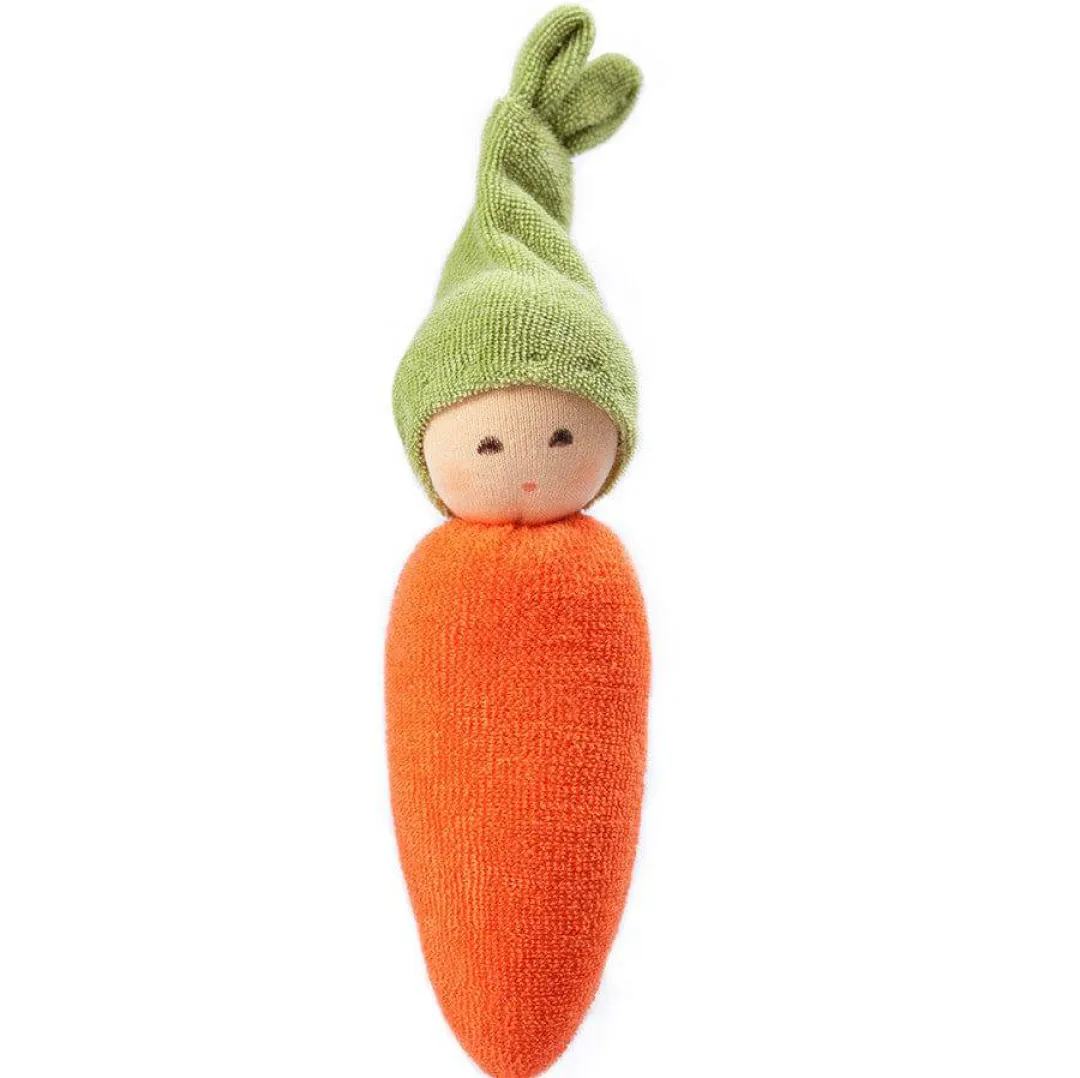 Nanchen 12-24 Months|Dolls < Organic Rattle Doll - Carrot