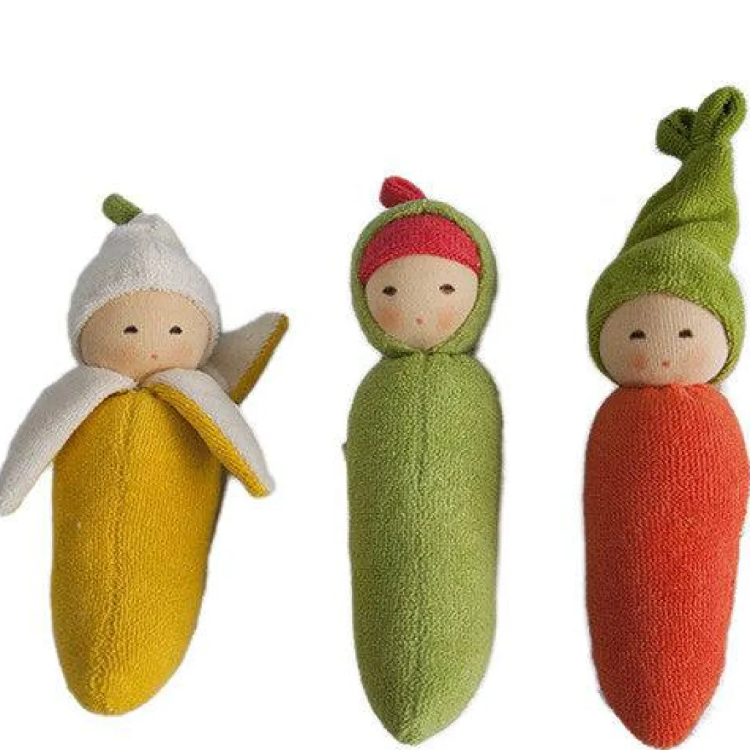 Nanchen 12-24 Months|Dolls < Organic Rattle Doll - Peapod