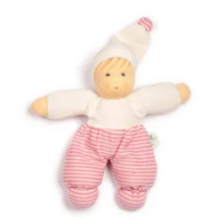 Nanchen 12-24 Months|Dolls < Organic Waldorf Baby Doll - Pink (Multiple Skin Tones)