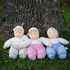 Nanchen 12-24 Months|Dolls < Organic Waldorf Baby Doll - Pink (Multiple Skin Tones)