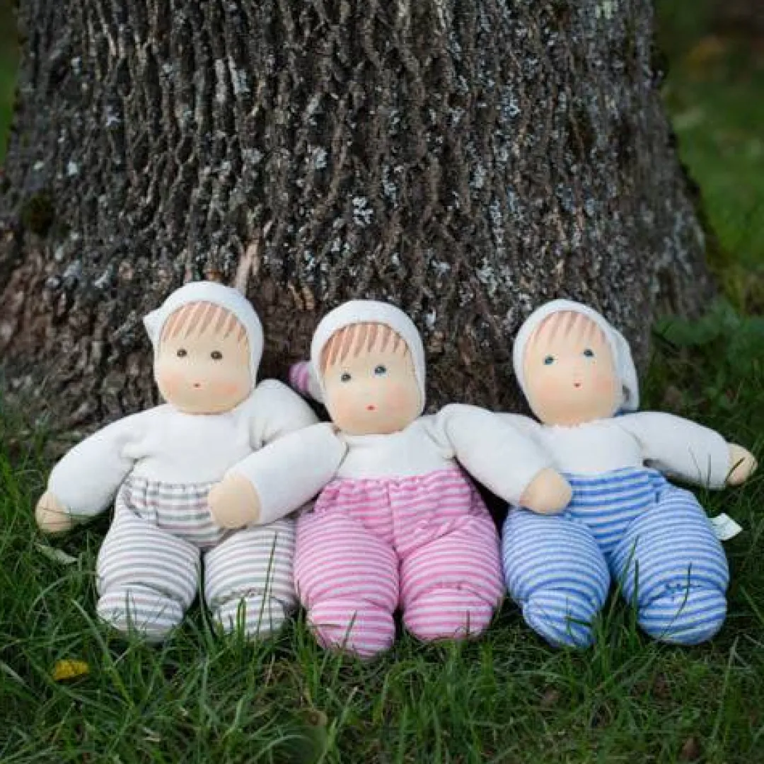 Nanchen 12-24 Months|Dolls < Organic Waldorf Baby Doll - Pink (Multiple Skin Tones)